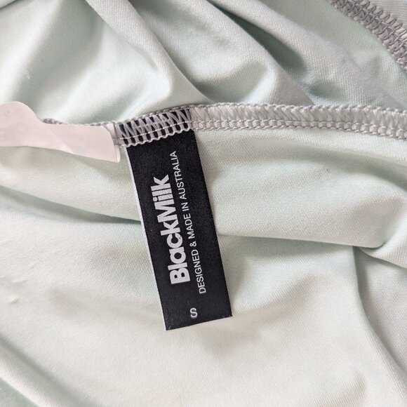 Animal Crossing x Blackmilk Burned Velvet Green Leaf Handkerchief Dress - Small - Picture 11 of 14